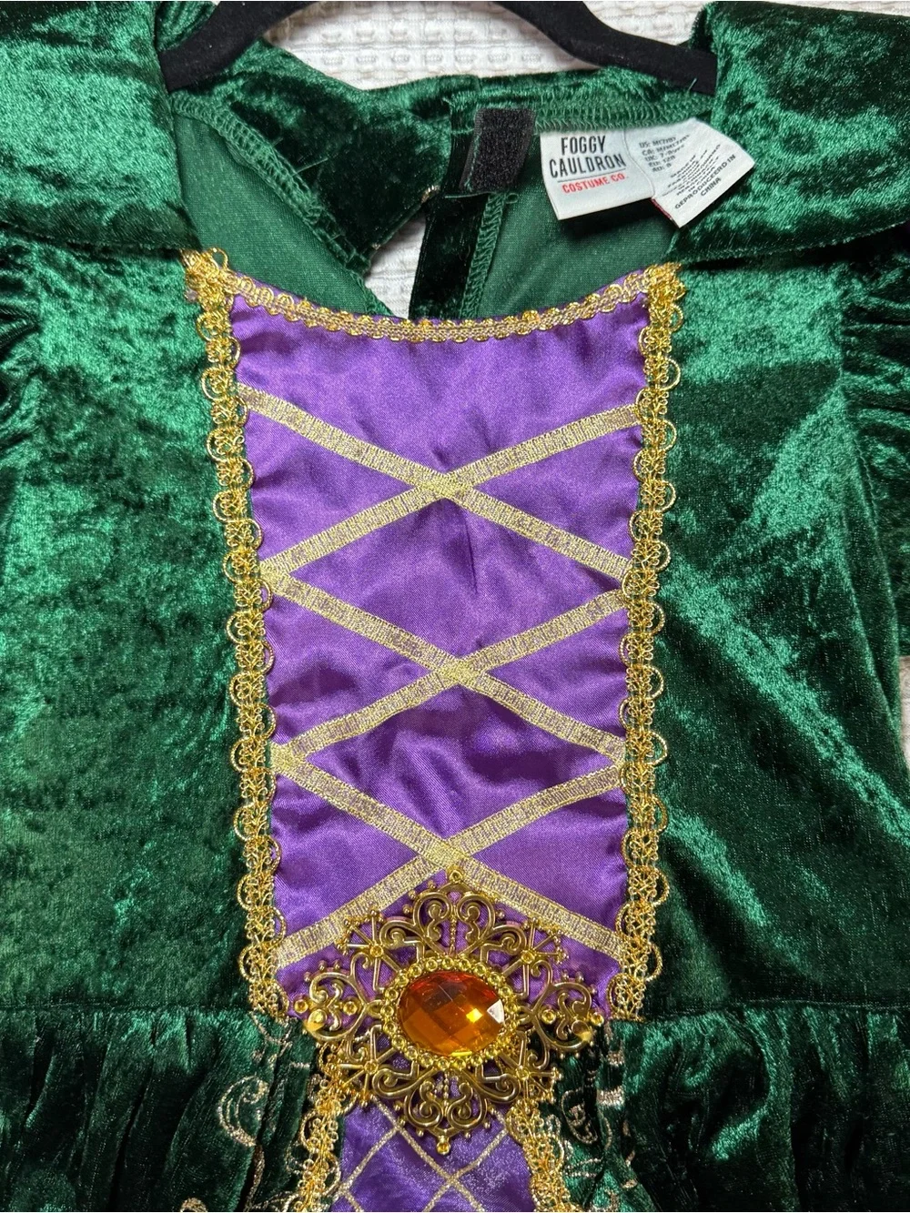 Winniford Sanderson Hoop Dress Hocus Pocus Costume Cosplay Halloween Size 7/8